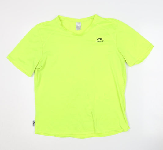 Decathlon Men's Green Running T-Shirt Size L