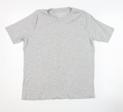 Womens UK Size 16 JD Williams Grey Basic T-Shirt