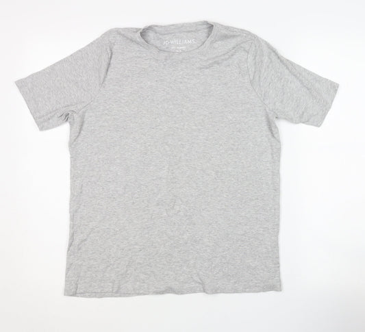 Womens UK Size 16 JD Williams Grey Basic T-Shirt
