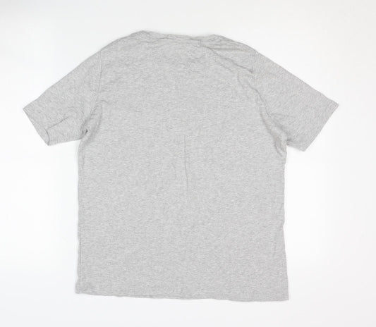 Womens UK Size 16 JD Williams Grey Basic T-Shirt