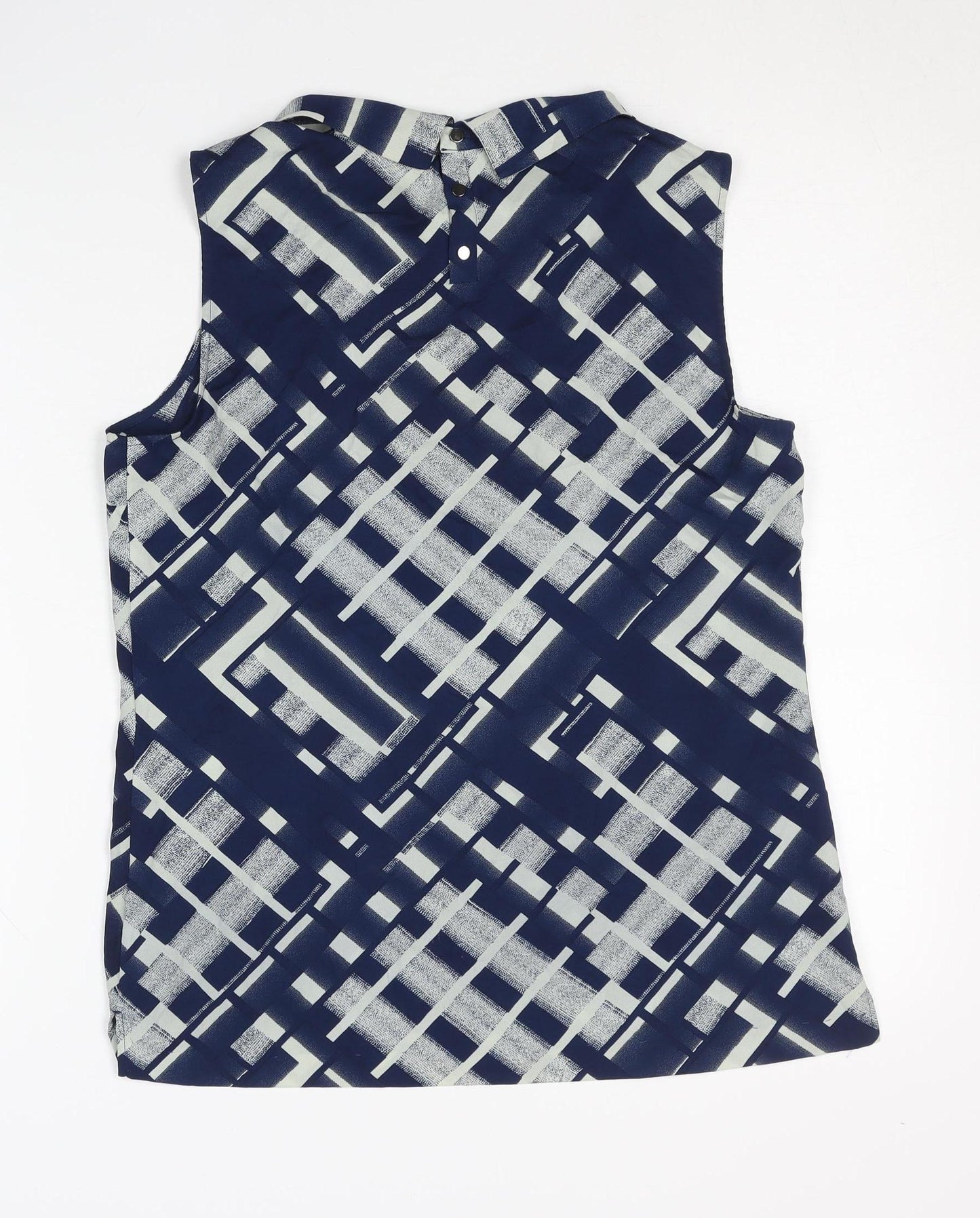 Fenn Wright Manson Women's Geometric Top M Blue