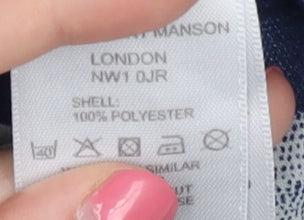 Fenn Wright Manson Women's Geometric Top M Blue