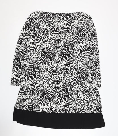 Bonmarché Women's Multicoloured Animal Print Dress Size 16