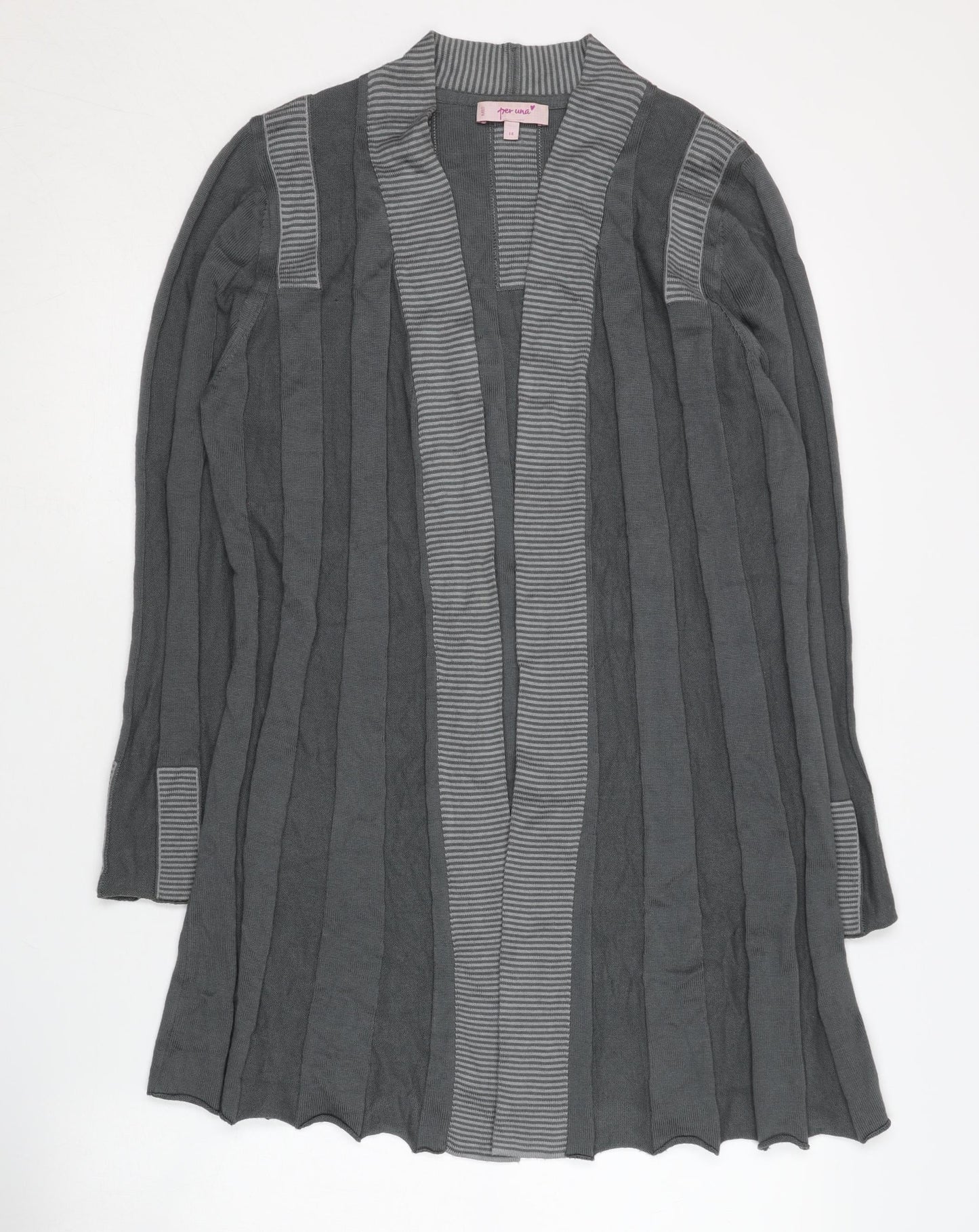 Womens UK Size 14 Marks and Spencer Grey Cardigan Jumper