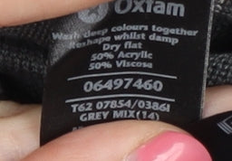 Womens UK Size 14 Marks and Spencer Grey Cardigan Jumper