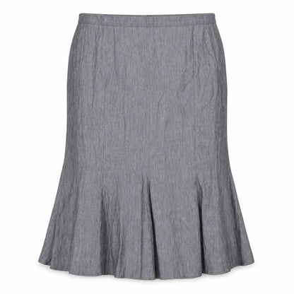 Gray & Osbourn Women's Grey Petite Skirt, Size 20