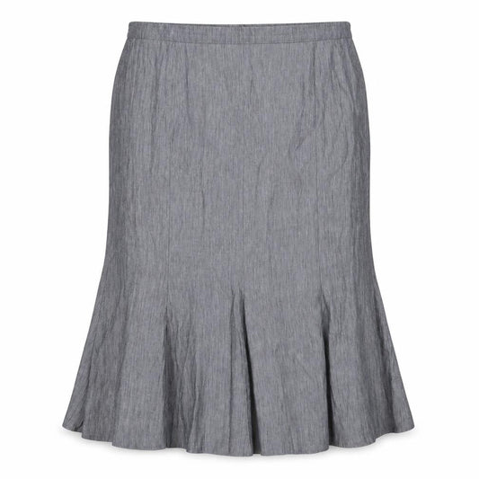 Gray & Osbourn Women's Grey Petite Skirt, Size 20