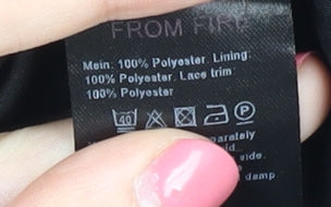 Oasis Women's Black Halter Dress, Size 16