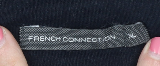 French Connection Men's Black XL Polo Shirt