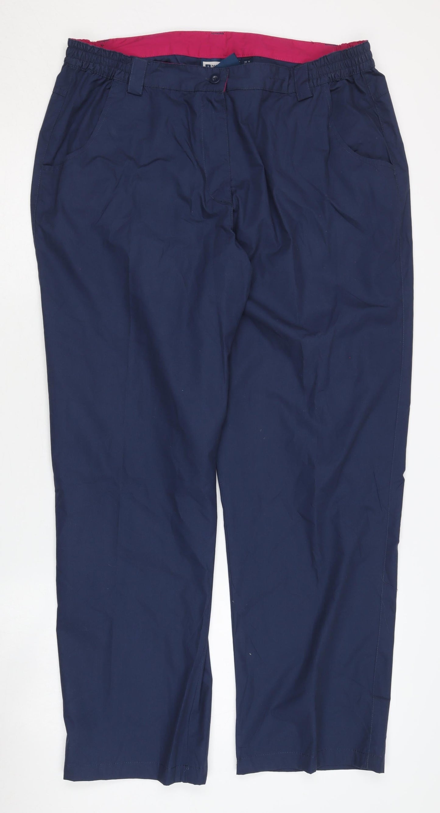 Mountain Warehouse Women's Blue Trousers, Size 16