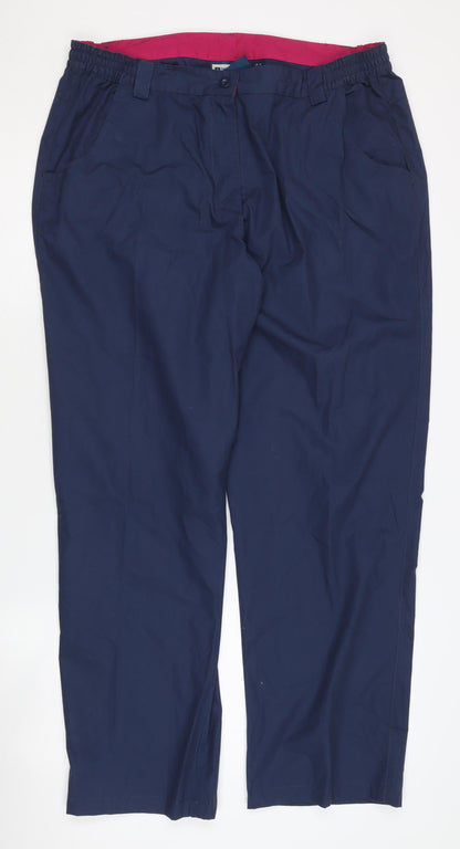 Mountain Warehouse Women's Blue Trousers, Size 16