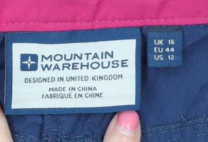 Mountain Warehouse Women's Blue Trousers, Size 16