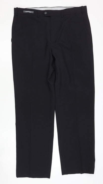 Marks and Spencer Men's Black Dress Pants, Size 36
