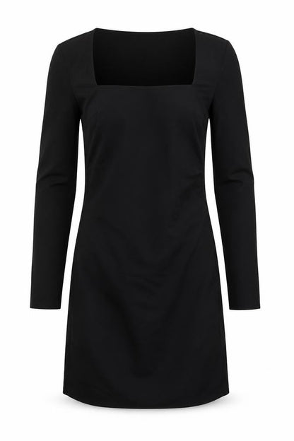 Bershka Women's Black Sheath Mini Dress XS