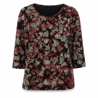 Marks & Spencer Women's Multicoloured 3/4 Sleeve Blouse