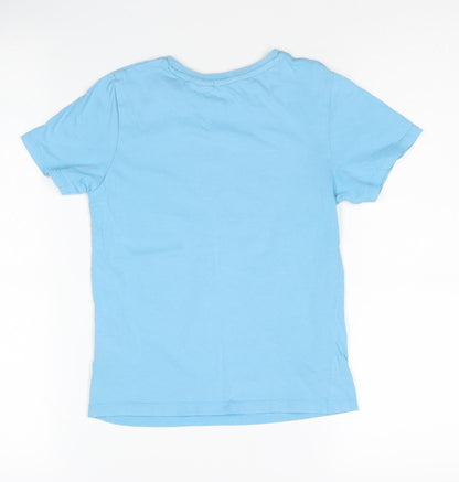 H&M Boys Blue Captain America T-Shirt 6-7 Years