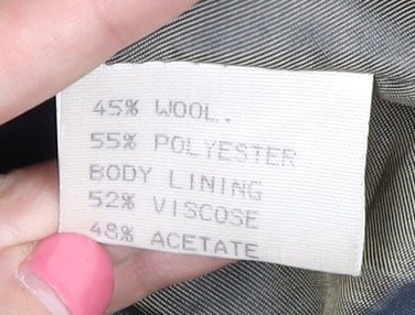 Willson Men's Grey Check Blazer Size 38, Formal Jacket