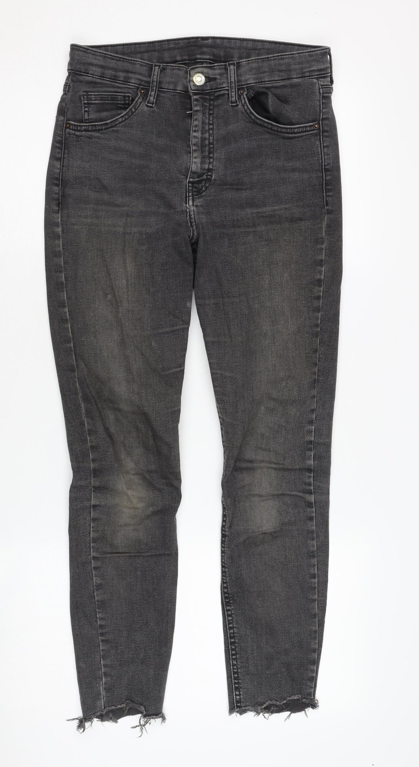 Topshop Women's Black Skinny Jeans Size 10