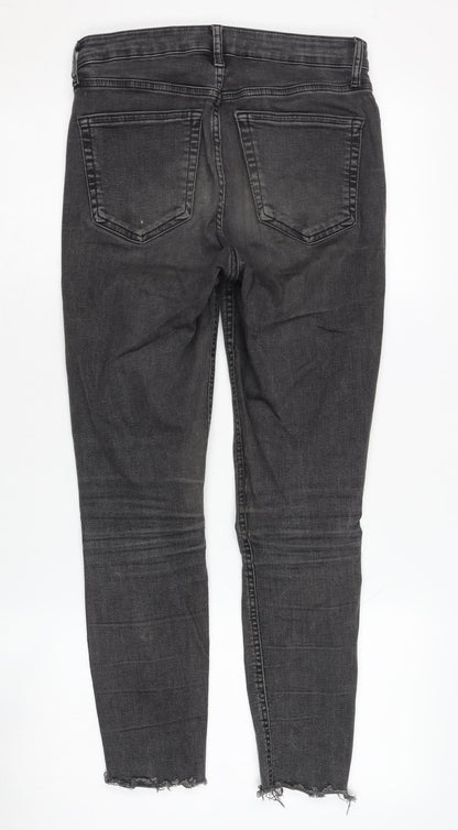 Topshop Women's Black Skinny Jeans Size 10