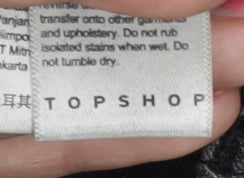 Topshop Women's Black Skinny Jeans Size 10