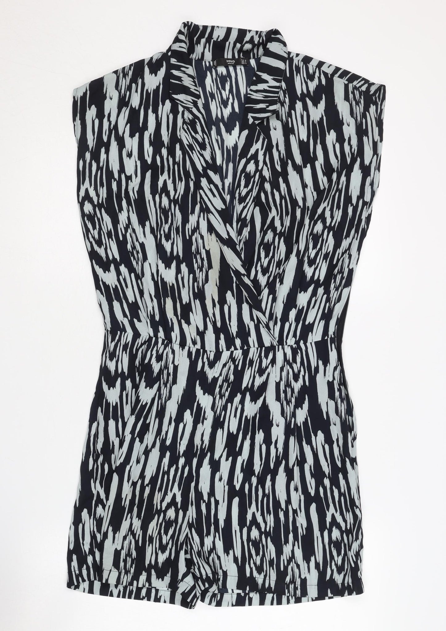 MNG Basics Women's Multicoloured Geometric Playsuit M