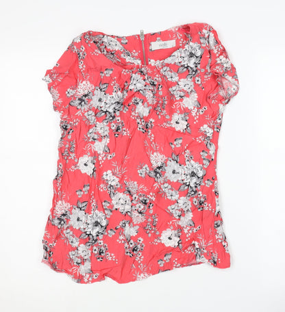 Womens UK Size 8 Wallis Multicoloured Basic Blouse