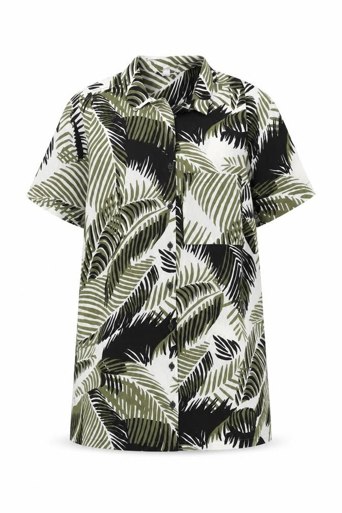 Womens UK Size 8 Topshop Multicoloured Basic Button-Up