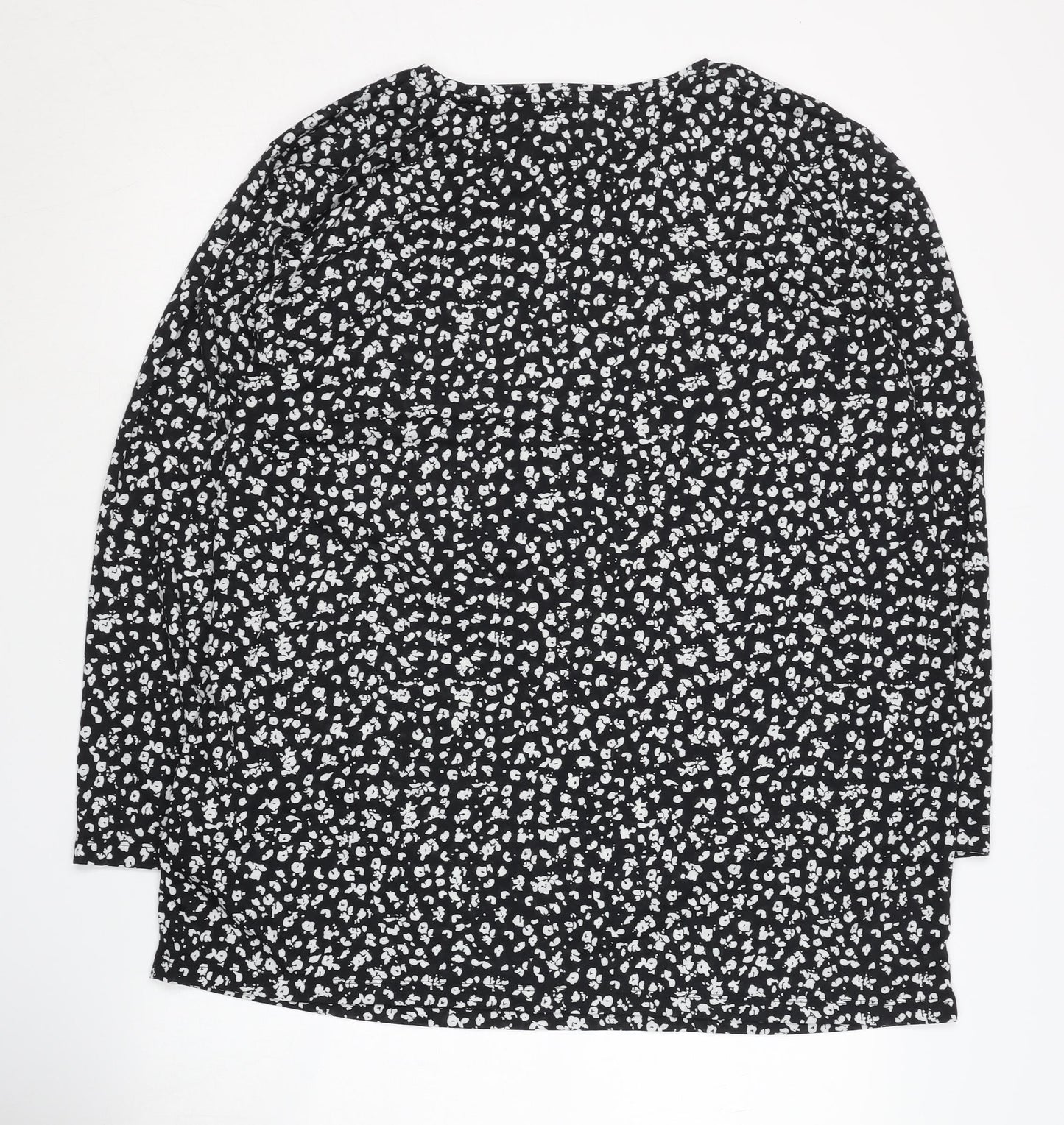 Womens UK Size 18 Marks and Spencer Black Basic Blouse