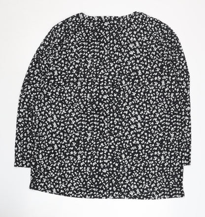 Womens UK Size 18 Marks and Spencer Black Basic Blouse