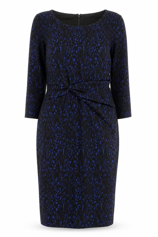 Front view of Linea Women's Black, size 8, Sheath Dress