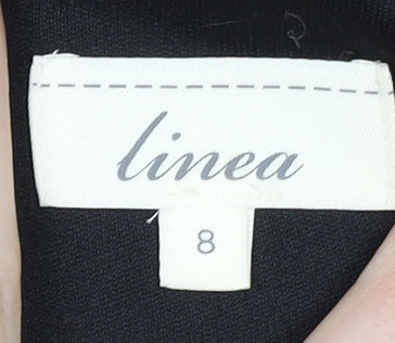 Linea Women's Black Size 8 Sheath Dress