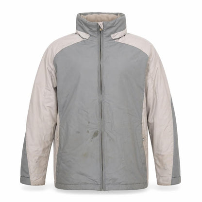 Mens UK Size 46 DECATHLON Grey Windbreaker Coat