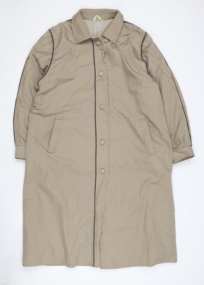Womens UK Size 12 House of Fraser Beige Overcoat
