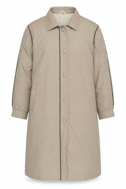 Womens UK Size 12 House of Fraser Beige Overcoat