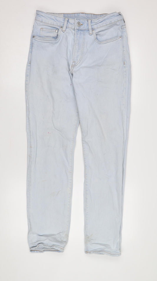 H&M Men's Blue Straight Regular Jeans Size 29