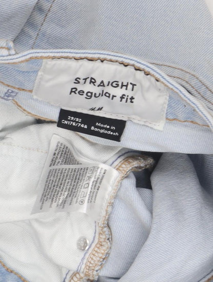 H&M Men's Blue Straight Regular Jeans Size 29