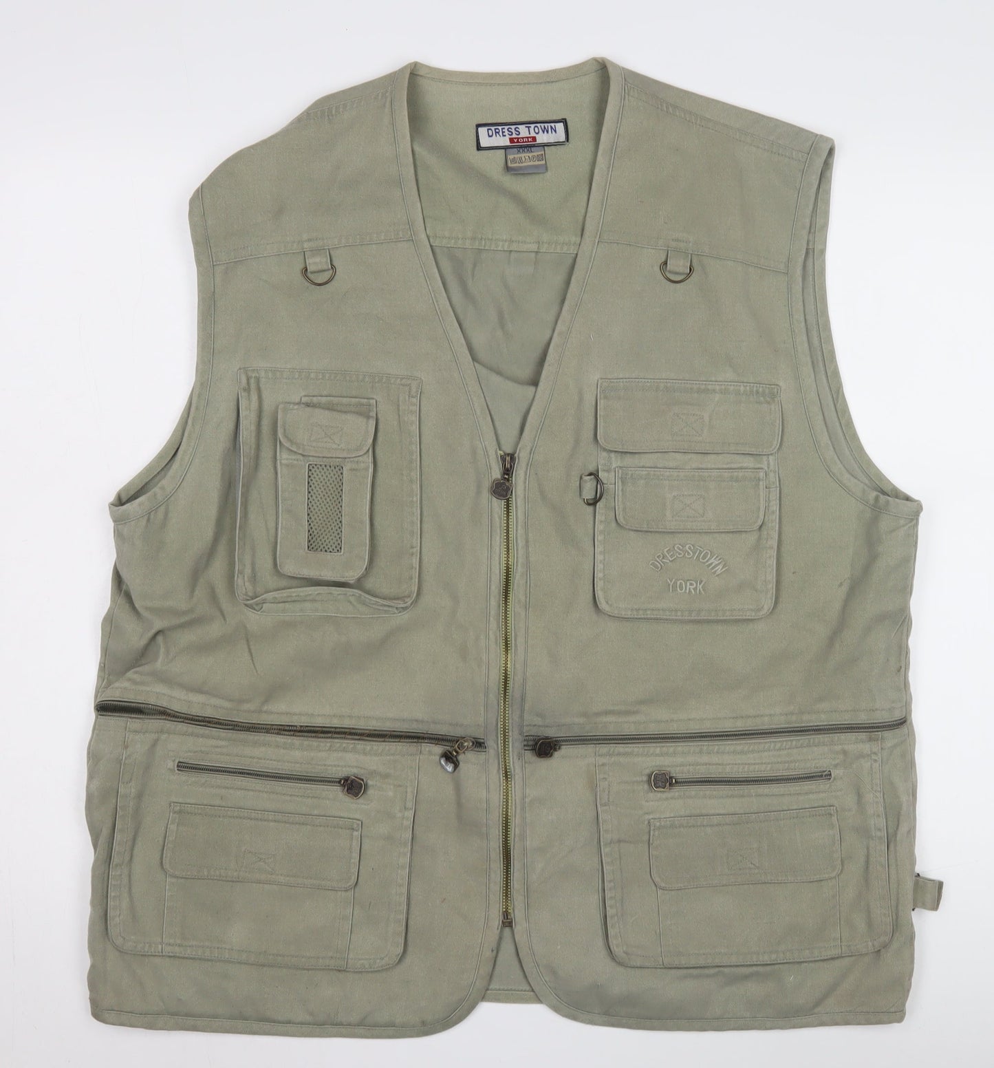 Mens UK Size 3XL Dress Town Green Gilet
