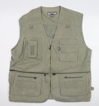 Mens UK Size 3XL Dress Town Green Gilet