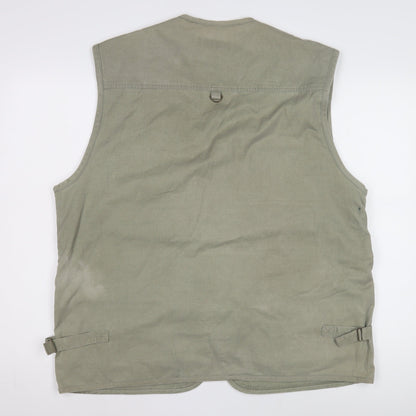 Mens UK Size 3XL Dress Town Green Gilet