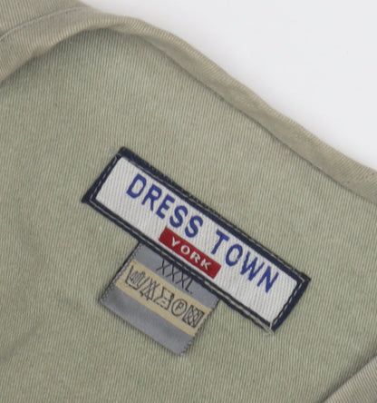 Mens UK Size 3XL Dress Town Green Gilet