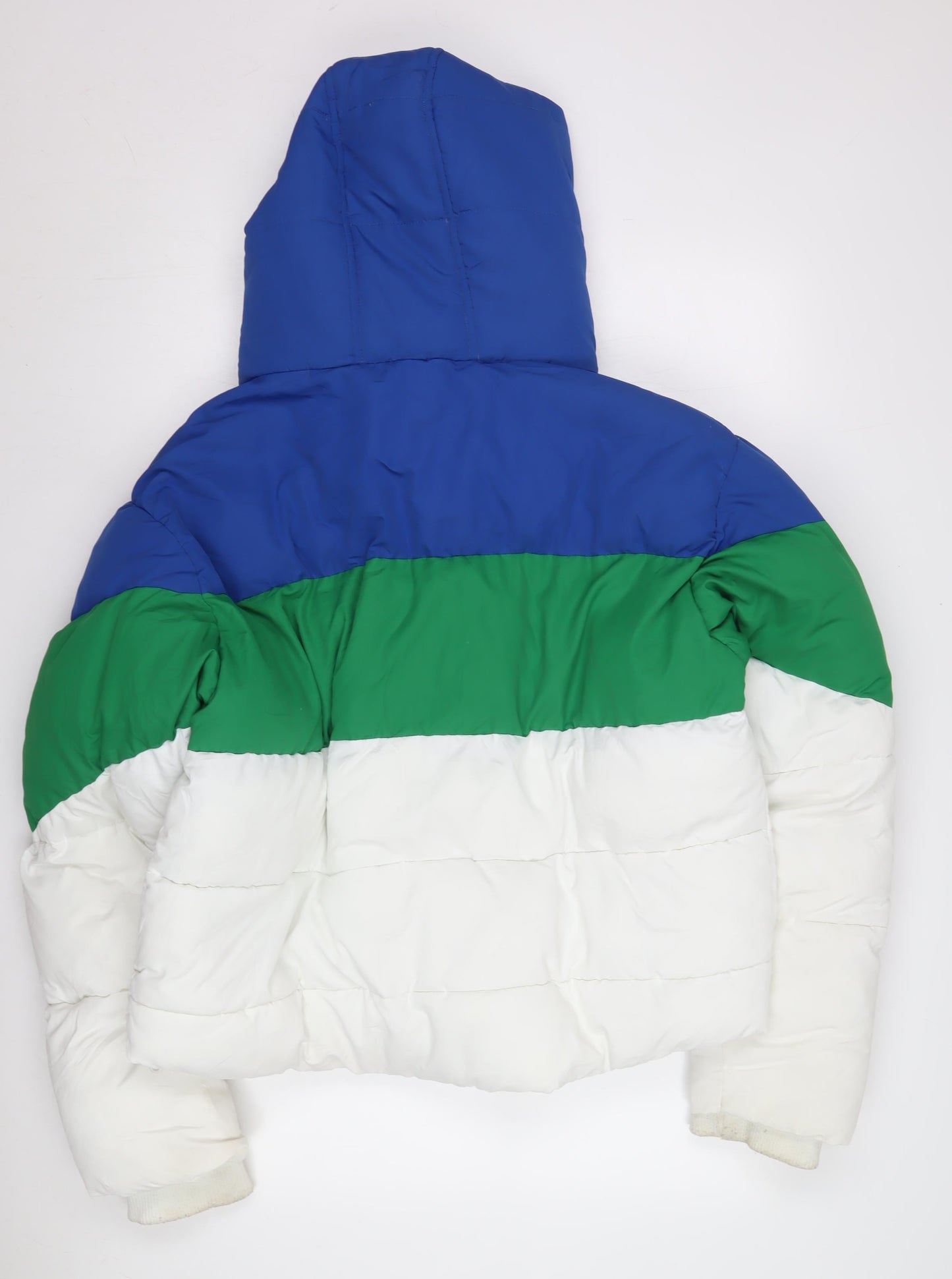 Womens UK Size 14 Topshop Multicoloured Puffer Jacket