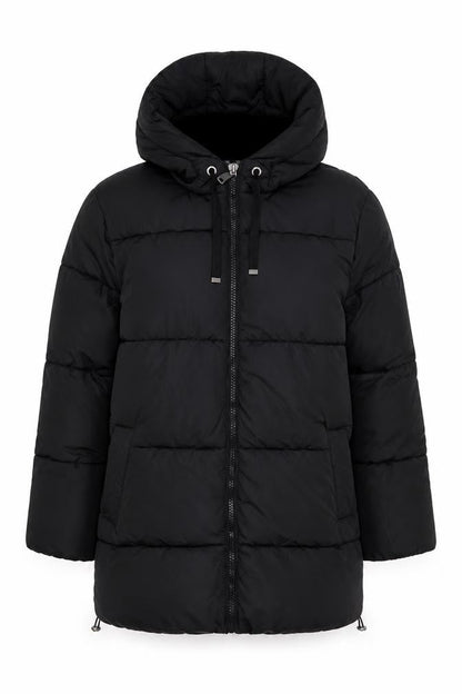 Womens UK Size 10 New Look Black Puffer Jacket