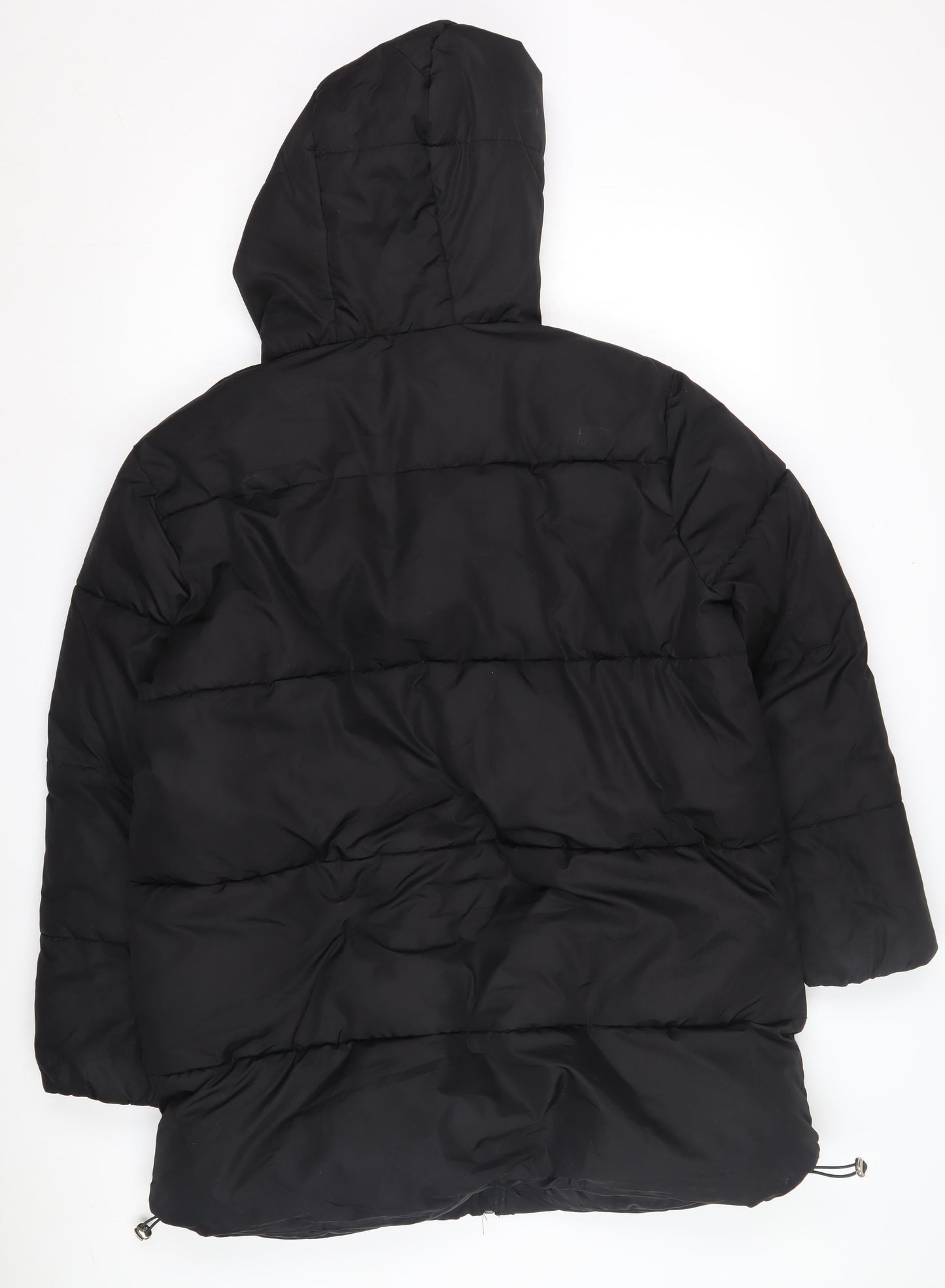 Womens UK Size 10 New Look Black Puffer Jacket
