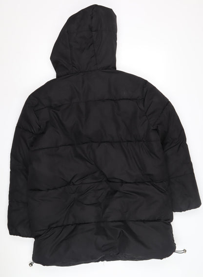 Womens UK Size 10 New Look Black Puffer Jacket