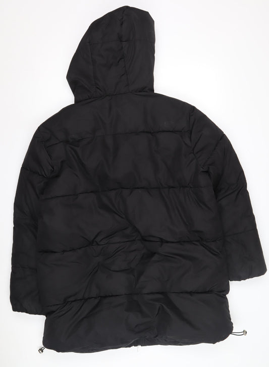 Womens UK Size 10 New Look Black Puffer Jacket