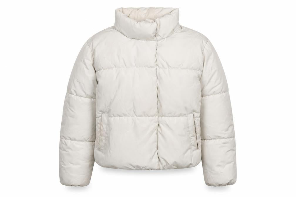 Womens UK Size S Old Navy White Puffer Jacket