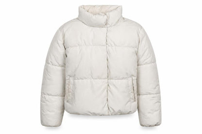 Womens UK Size S Old Navy White Puffer Jacket