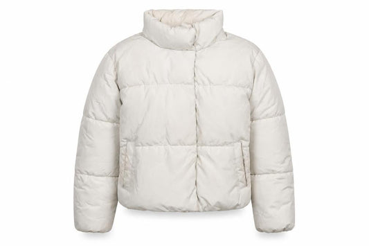 Womens UK Size S Old Navy White Puffer Jacket