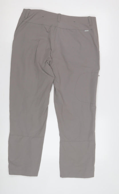 Rohan Women's Grey Cargo Trousers Size 12
