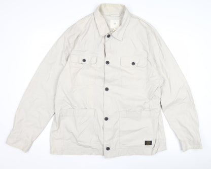 Mens UK Size XL H&M Beige Basic Jacket